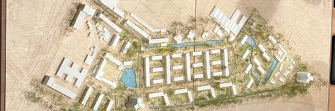 Afbeelding van een maquette van het project 